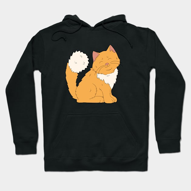 Cute Ginger Cat Hoodie by HugSomeNettles